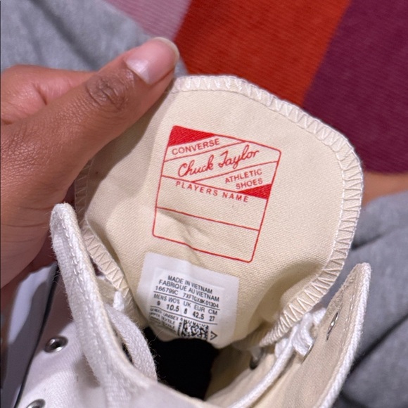 New Converse Run Star Hike Hi Shoes Sneakers - White women’s 10.5 men’s 9 - Picture 7 of 7